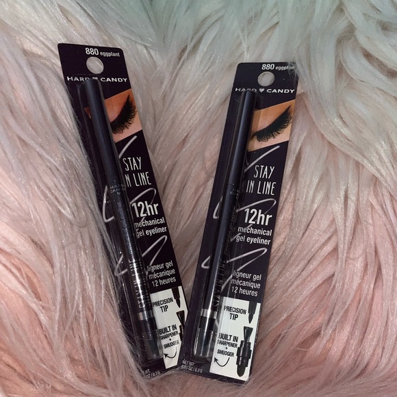 Lot of 2 Hard Candy Mechanical Stay In Line Gel Eyeliner #800 Eggplant - Picture 5 of 6